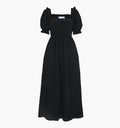 The Scarlett Nap Dress / Black Tonal Seersucker    By Hill House Home