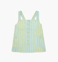 The Tiny Akira Dress / Blue/Green Stripe   By Hill House Home