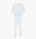 The Tiny Sully PJ Set / Blue Skiers Toile    By Hill House Home
