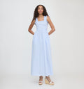 The Ashlyn Nap Dress / Blue/White Stripe  By Hill House Home