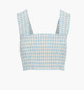 The Azalea Nap Top / Blue/Red Gingham  By Hill House Home