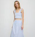 The Azalea Nap Top / Blue/White Stripe    By Hill House Home