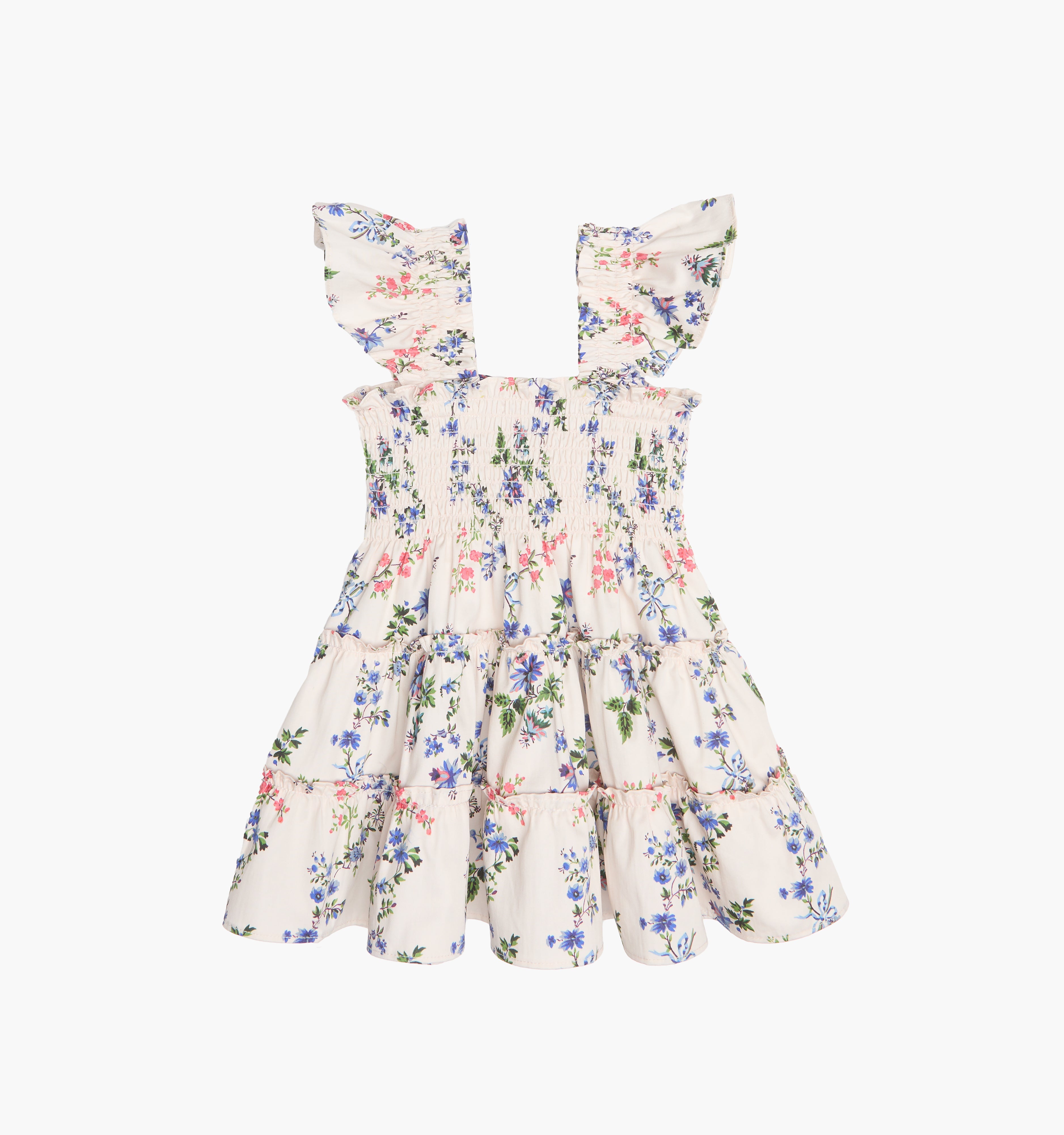 The Tiny Ellie Nap Dress / Pink Scallop Bow Chintz    By Hill House Home