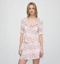 The Camri Top / Pink Floral Vine Scallop   By Hill House Home