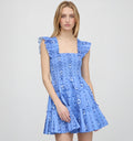 The Charlotte Nap Dress / Blue Arcadia Border    By Hill House Home