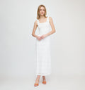 The Coraline Dress / White Stretch Lace   By Hill House Home