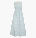 The Cosima Nap Dress / Blue/Red Gingham  By Hill House Home