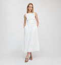 The Christina Nap Dress / White Trellis Broderie  By Hill House Home