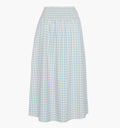 The Delphine Nap Skirt / Blue/Red Gingham   By Hill House Home
