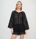 The Kaya Short / Black Broderie   By Hill House Home