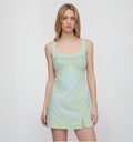The Eviana Dress / Blue/Green Stripe   By Hill House Home
