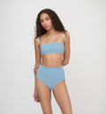 The Juno Bikini Set / Lagoon Gingham   By Hill House Home