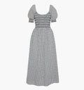 The Madeline Nap Dress / Black/Sand Gingham    By Hill House Home