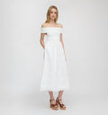 The Marguerite Nap Dress / White Trellis Broderie  By Hill House Home