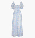 The Scarlett Midi Nap Dress / Blue Corsica Paisley  By Hill House Home