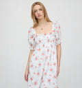 The Scarlett Midi Nap Dress / Sunburst Blossoms    By Hill House Home