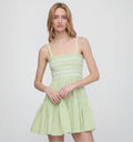 The Seraphina Mini Nap Dress / Lime Gingham    By Hill House Home