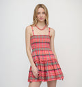 The Seraphina Mini Nap Dress / Sunset Gingham  By Hill House Home