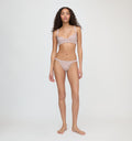 The Tao Bikini Set / Cognac Gingham   By Hill House Home