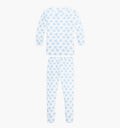 The Tiny Sully PJ Set / Blue Doily Heart    By Hill House Home