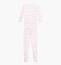 The Tiny Sully PJ Set / Pink Doily Heart    By Hill House Home