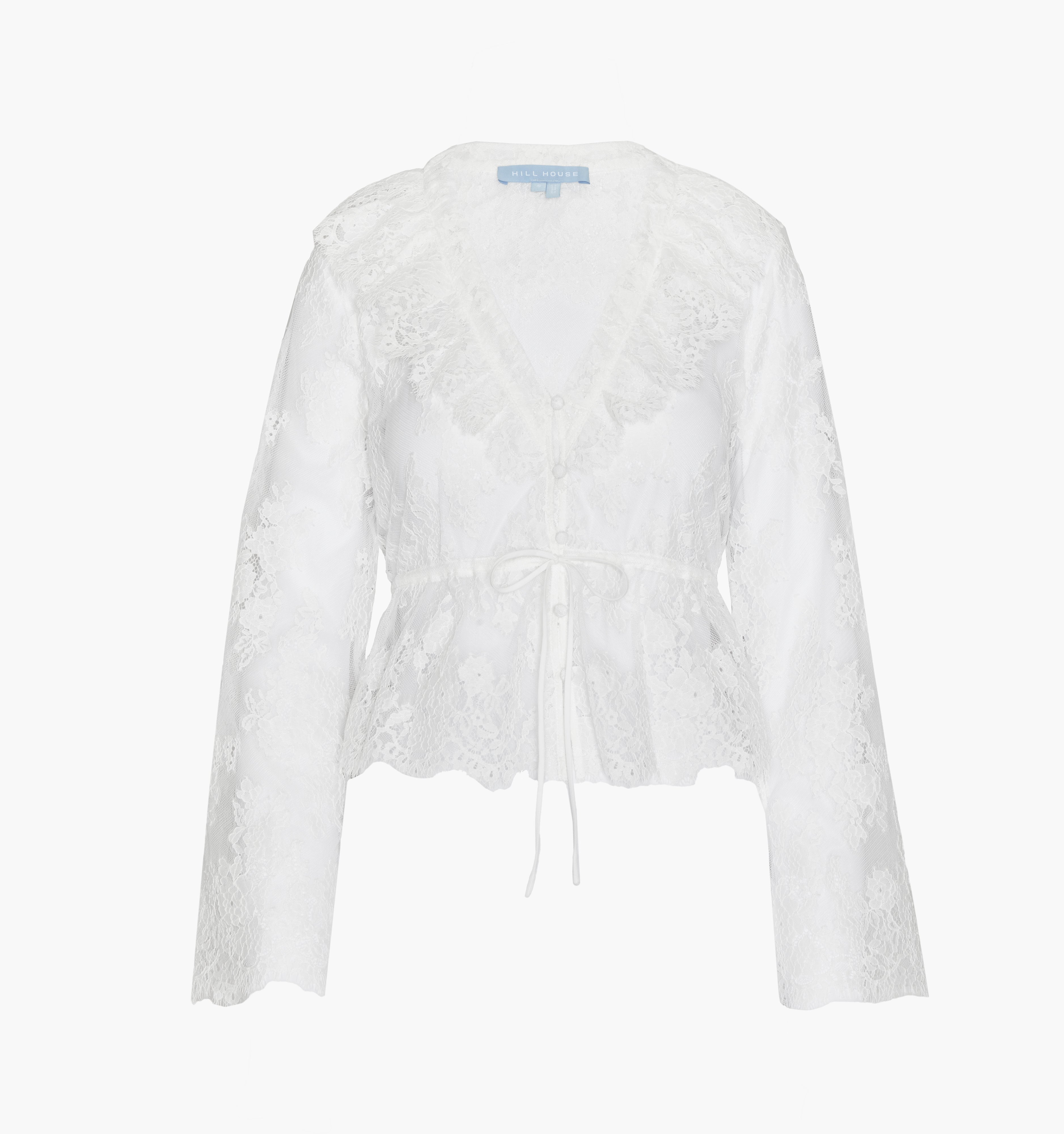 The Zoya Top / White Magnolia Lace   By Hill House Home