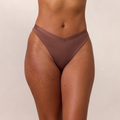 Lounge Underwear Everyday Comfort Thong - Nutmeg