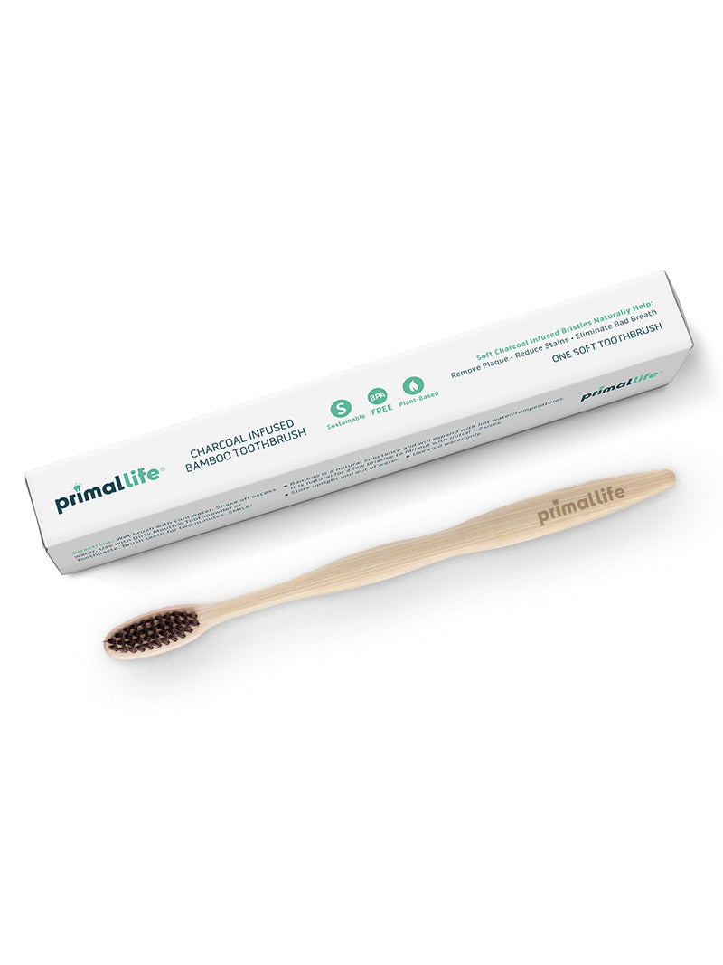 Charcoal Toothbrush! By Primal Life Organics