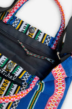 Tote bag cruzada granada azul