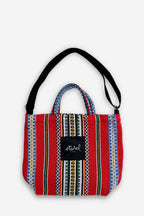 Tote bag cruzada granada rojo