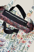 Tote Bag tejido jacquard flores azaleas