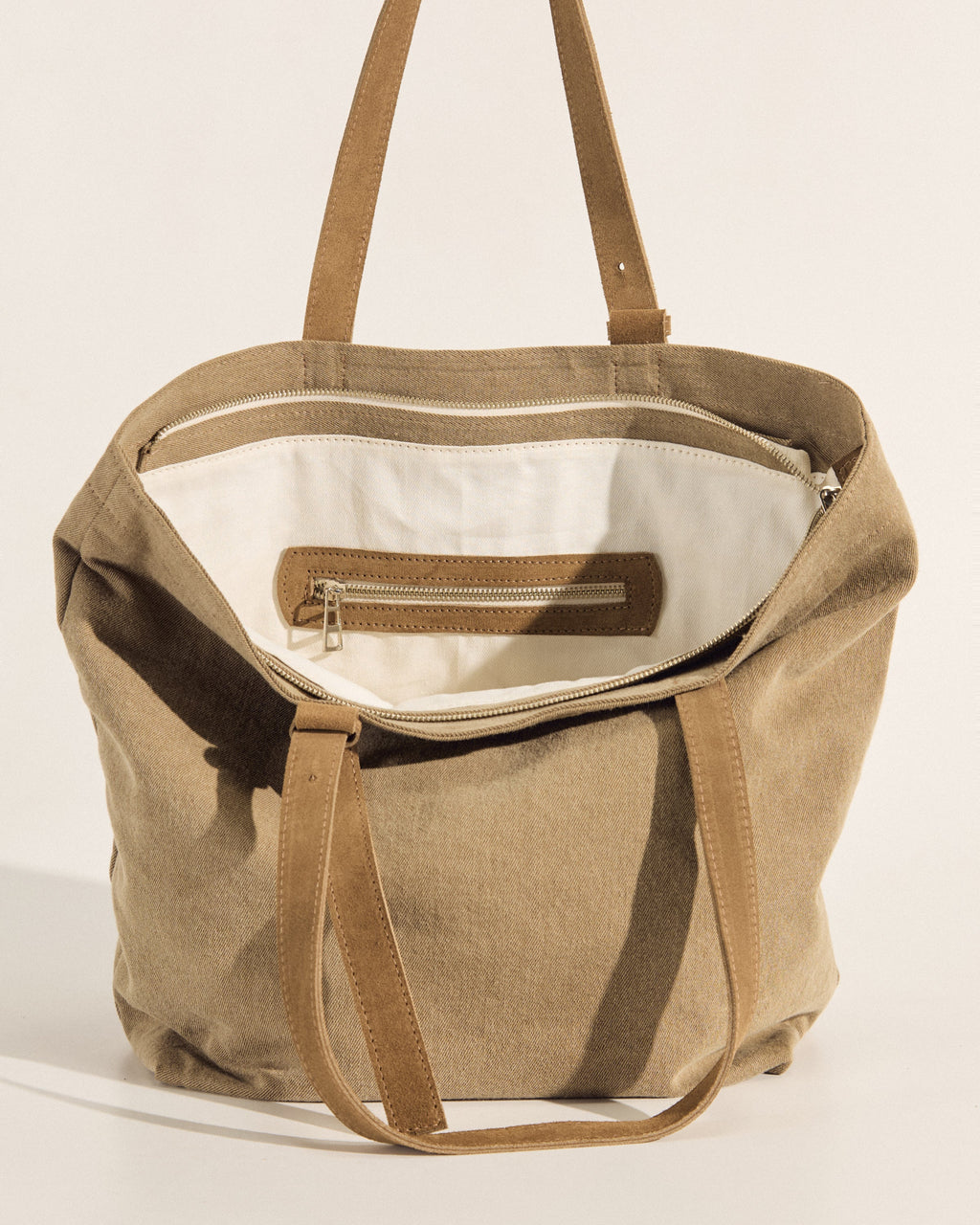 TOTE GRANATE| BEIGE