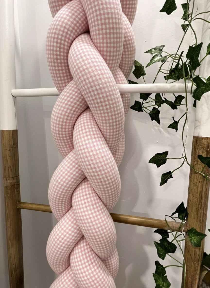 Trenza Bebé para cuna cama artesanal a medida - Protección y estilo para tu bebé
