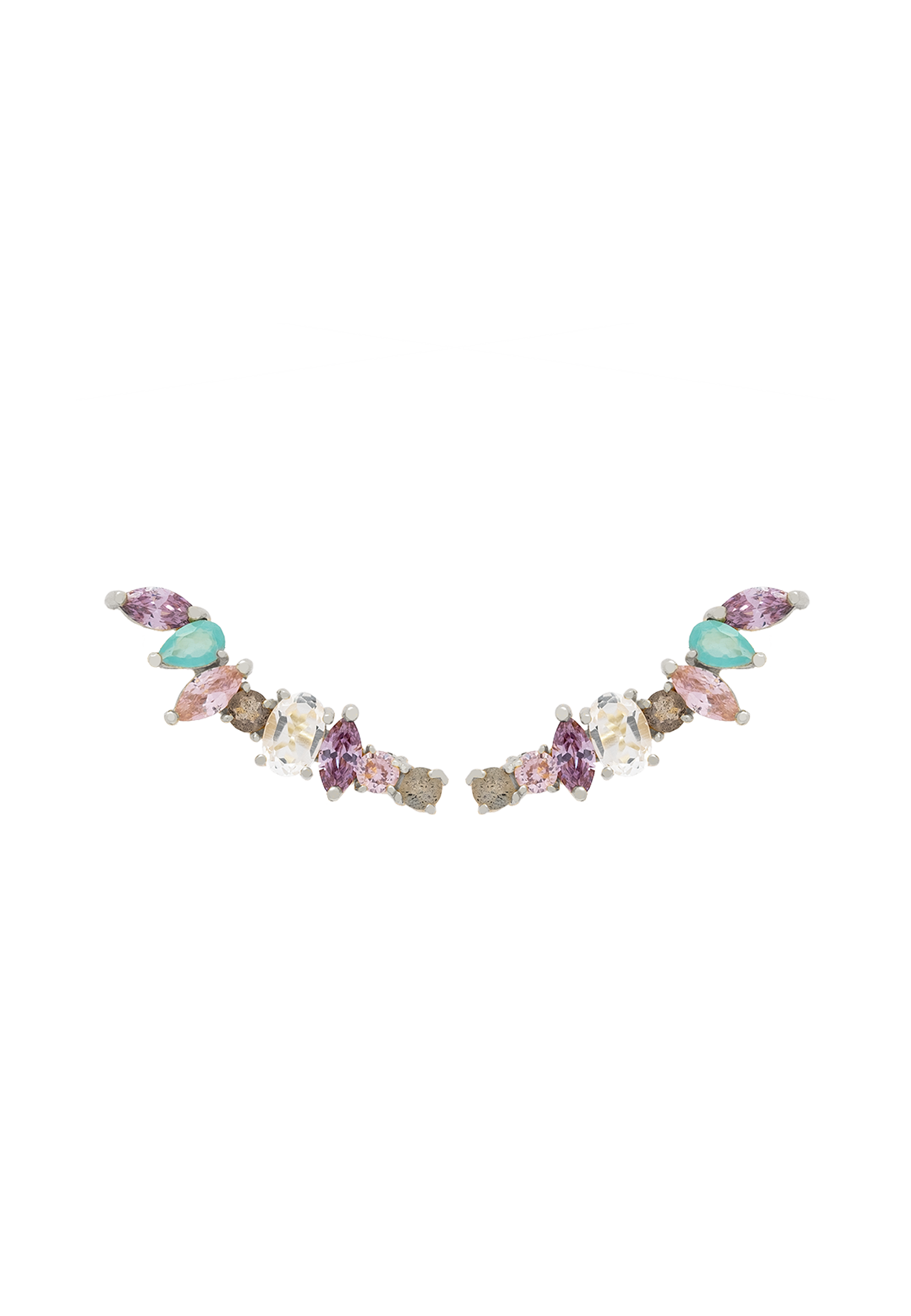 Pendientes Trepadores Plata Irina