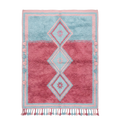 Tri Diamond Mosaic Moroccan Shag Rug
