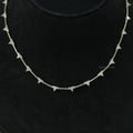 Triangle Cut Bar Chain Necklace
