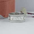 Triple Row Mixed Diamond Eternity Band