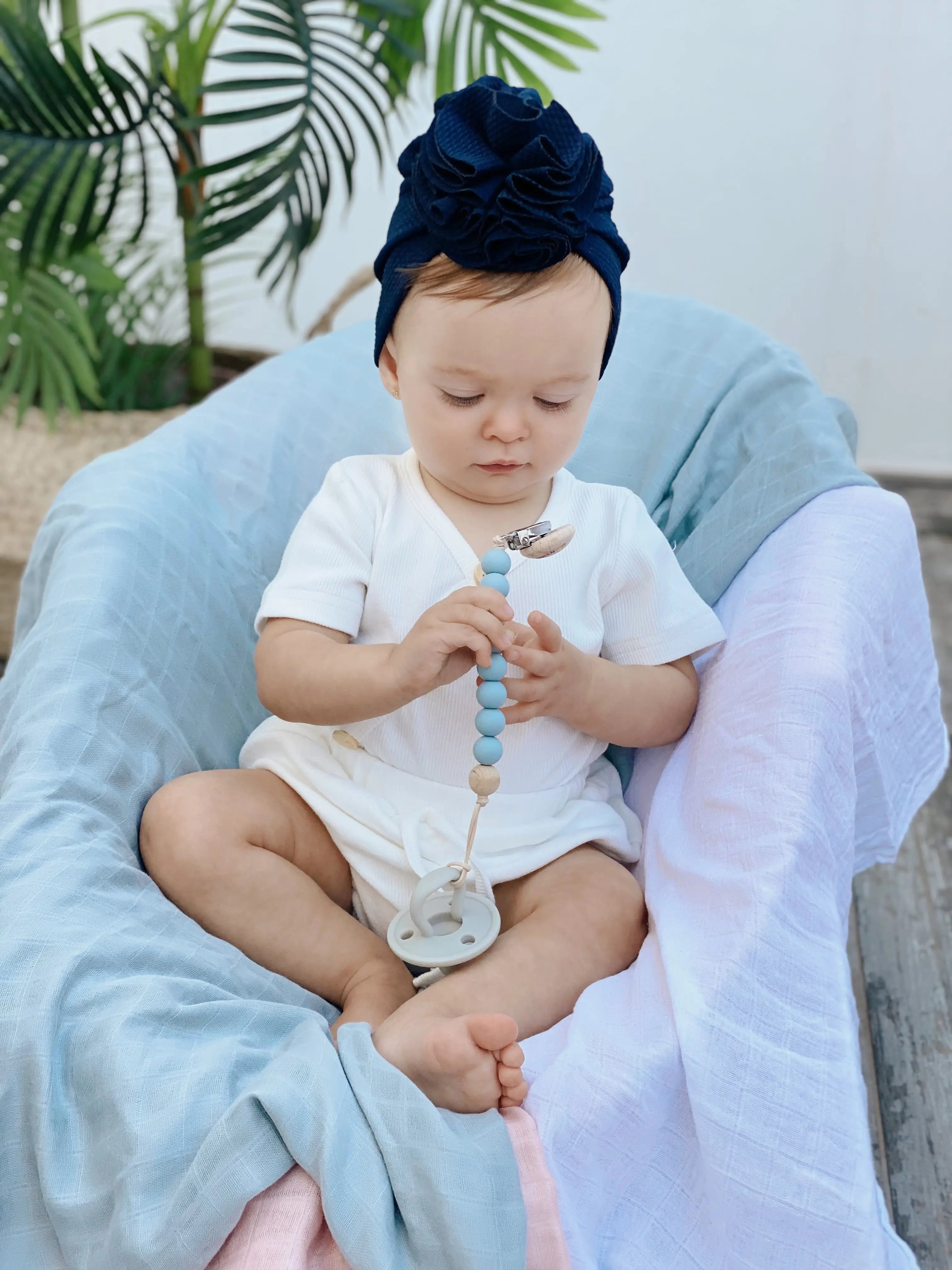 Turbante Azul marino Nenina & Co