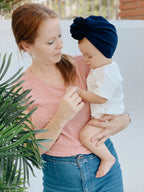Turbante Azul marino Nenina & Co
