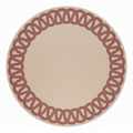 Twirl Knot Hand Tufted Round Rug