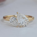 Two Pear Diamond Toi Et Moi Ring