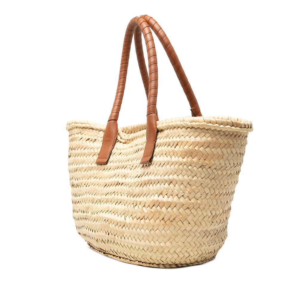 Medium Raffia Marcie Basket Tote