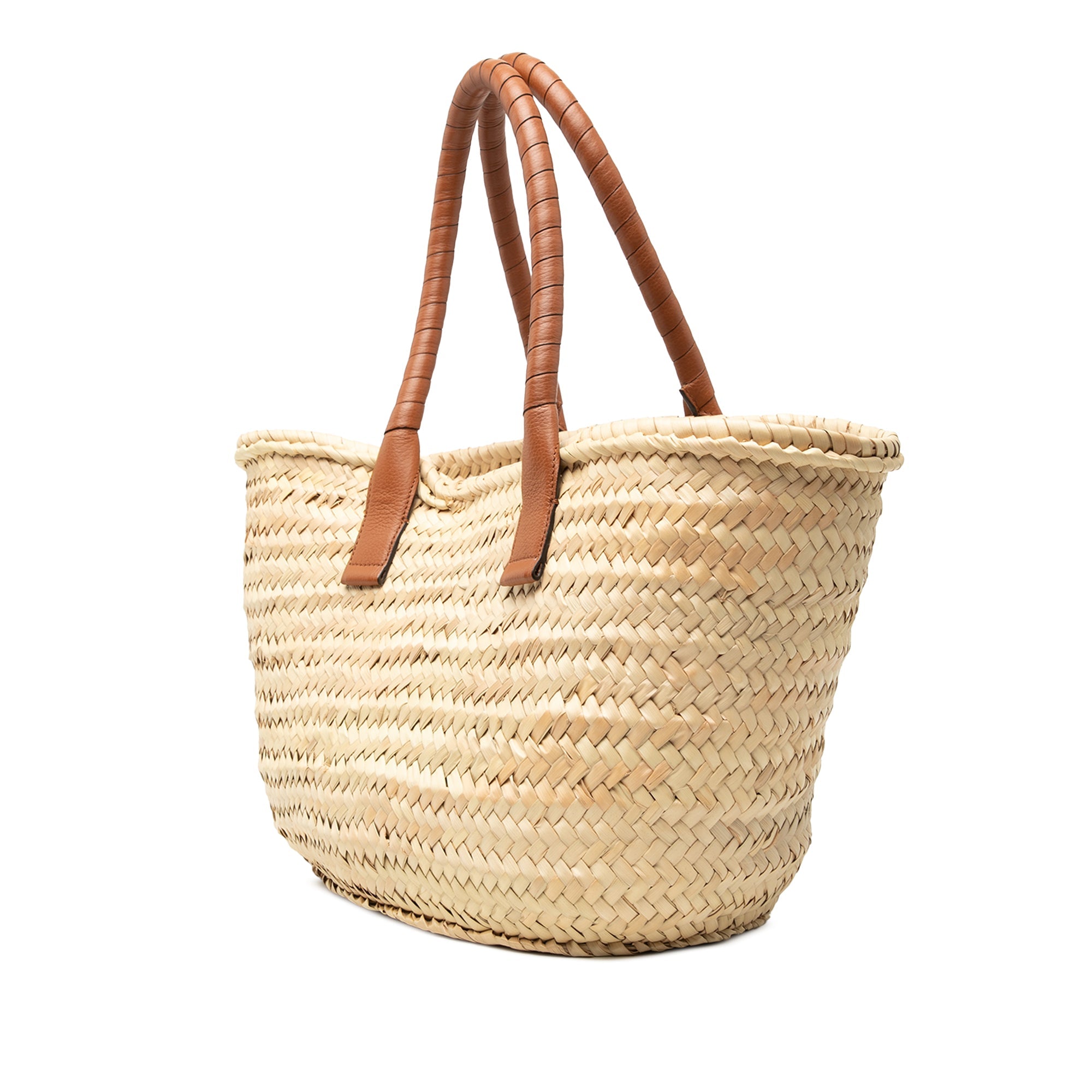 Medium Raffia Marcie Basket Tote