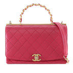 Medium Quilted Lambskin La Parisienne Flap