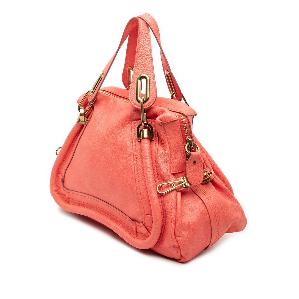 Medium Leather Paraty Satchel