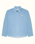 Camisa denim azul