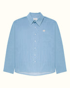 Camisa denim azul