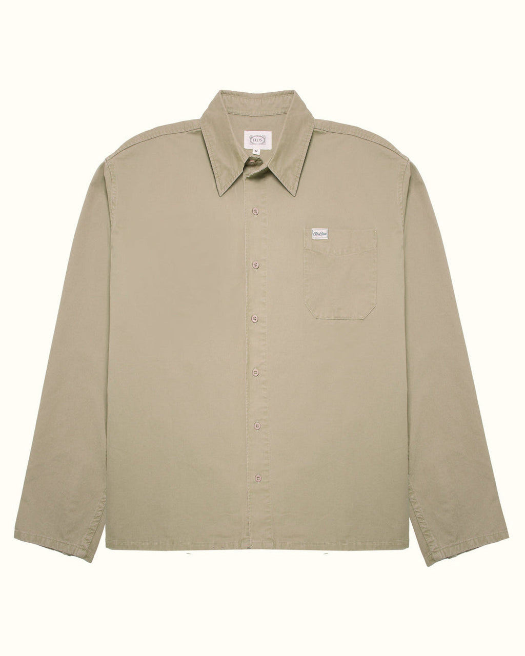 Camisa denim verde