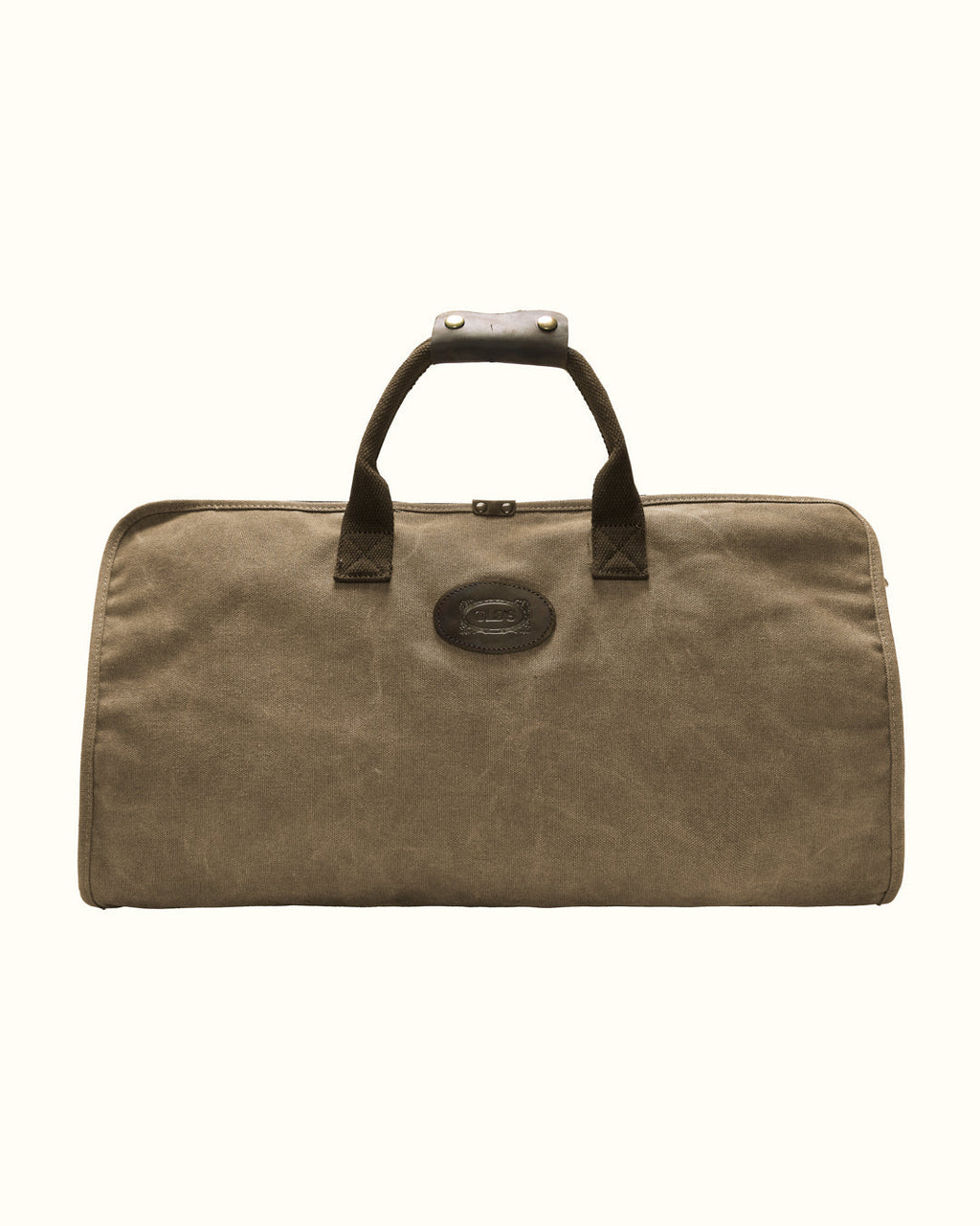 Beige travel bag