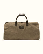 Beige travel bag